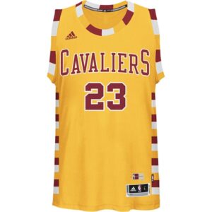 LeBron James, Cleveland Cavaliers - Yellow Hardwood Classics Swingman