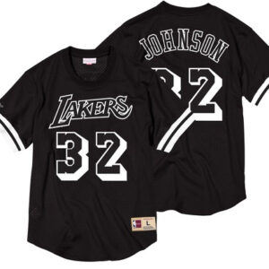 Magic Johnson, Los Angeles Lakers - Mitchell & Ness Black & White