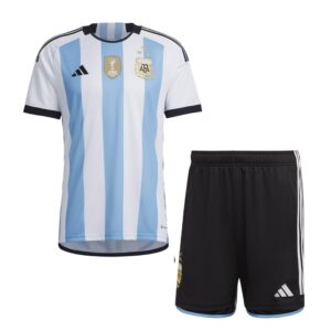 Argentina Home 2022 Junior Kit - 3 Stelle