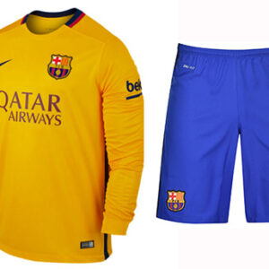 Kit FC Barcelona Away Junior 2015/16 ML