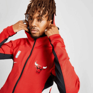 Chicago Bulls - Red Felpa Cappuccio