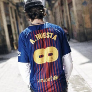 Maglia FC Barcelona Home 2017/18 - Infinit8Iniesta
