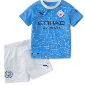Manchester City Home 2020/21 Junior Kit