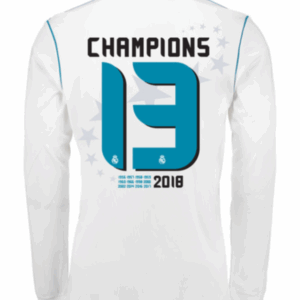 Maglia Real Madrid Home 2017/18 ML - Champions 13