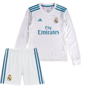 Real Madrid Home 2017/18 Junior Kit ML