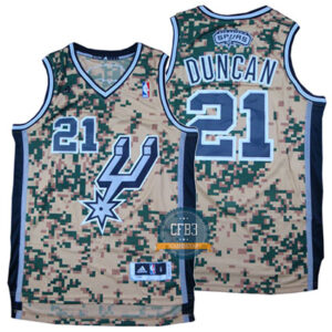 Tim Duncan, San Antonio Spurs - Camo