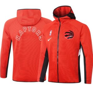 Toronto Raptors - Red Felpa Cappuccio