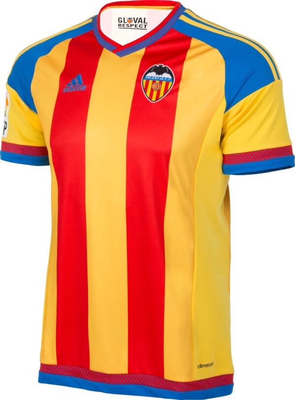 Maglia Valencia Senyera Away 2015/16